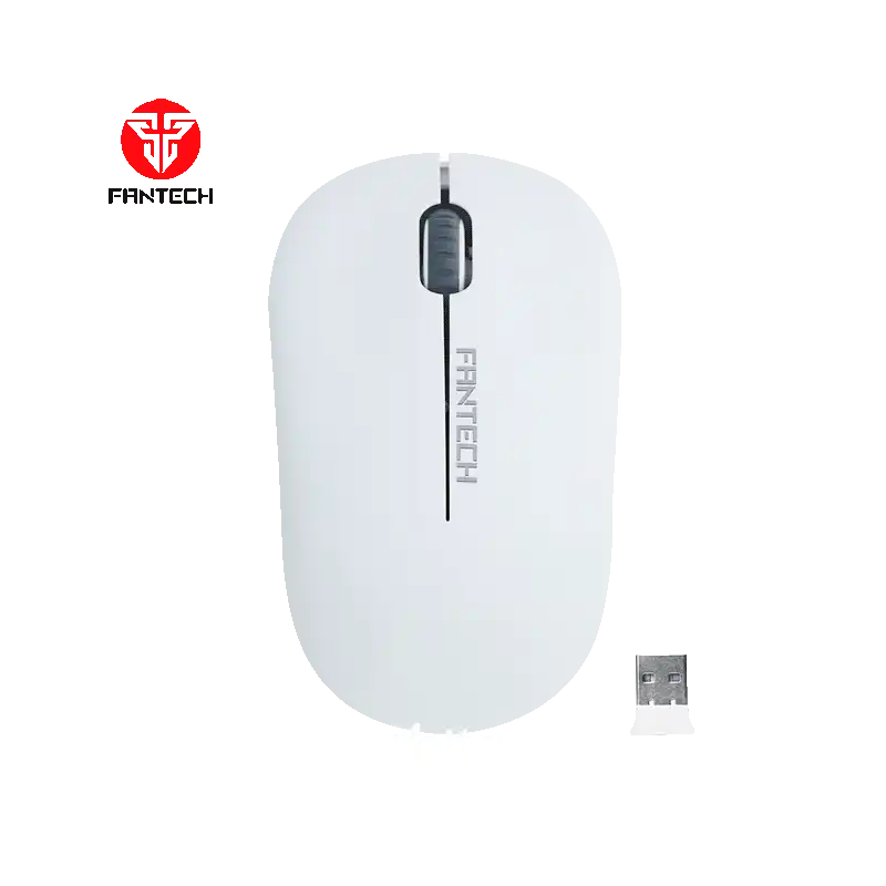 Fantech W188 2.4Ghz White Wireless Mouse